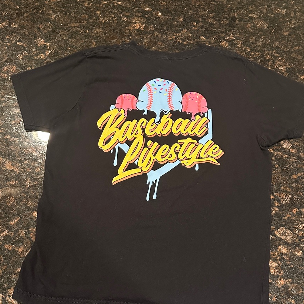 Baseball Lifestyle 101 T-Shirt - Ice Cream Tee - Cotton Candy
